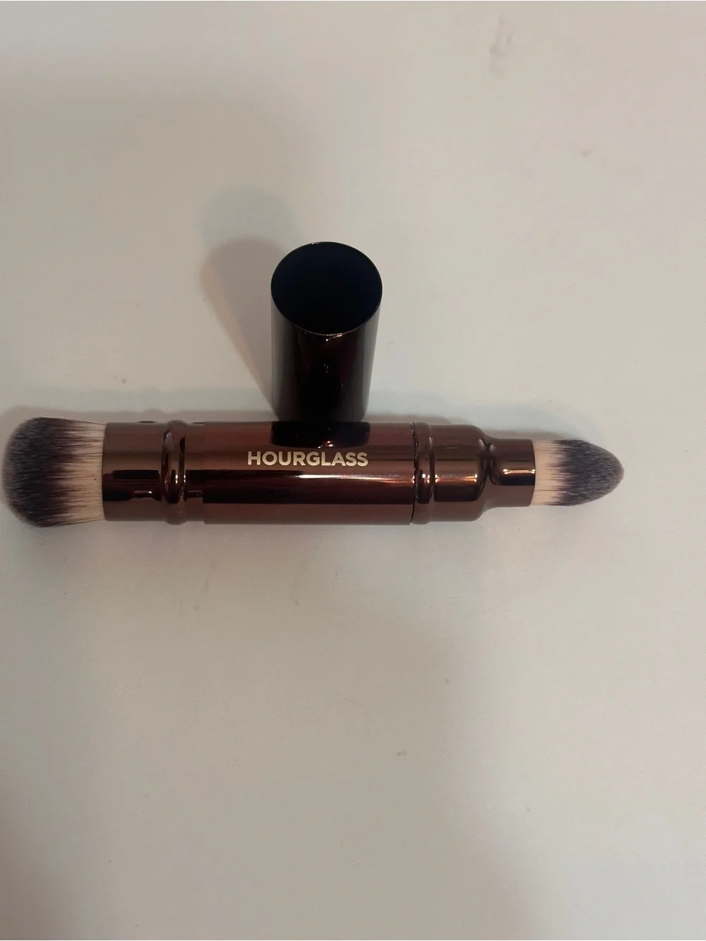 ✨ Hourglass Retractable Double Ended Complexion Brush New Vegan Cruelty-Free